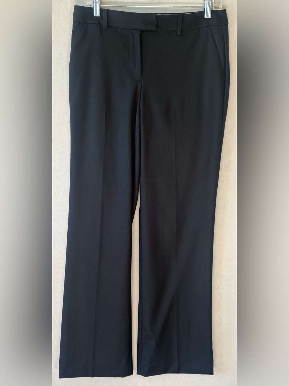 Talbots Black Windsor wool Straight-Leg Dress Pants size 2